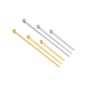 Wholesale Stainless Steel 06-20mm / 30mm / 40mm Gold Steel Connector Bead Pins ForJewelry Making Accessories