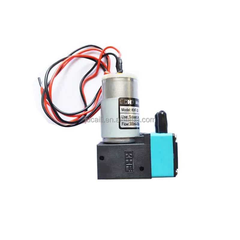 Jucaili Printer Ink Pump DC24V 7W 300-400ml/min KHF Micro Diaphragm Eco Solvent/UV Liquid Suction Pump Printer Big Pump