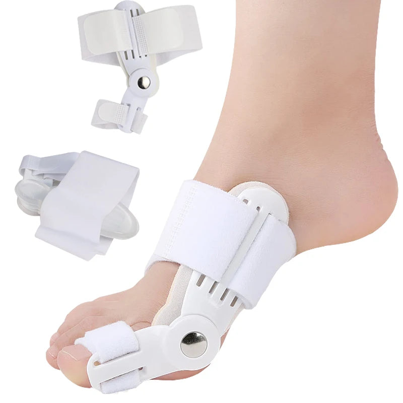 Bunion Splint Foot Care Adjustable Bunion Corrector Big Toe Straightener with Bunion Toe Separator Hallux Valgus Pain Relief