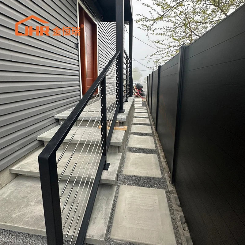 JHR  Easily Assembled Customized Australian Fancy Outdoor Aluminum Fence Panels