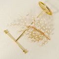 Miallo Hot Sale Handmade Beaded Full Pearl Hair Accessories Headpieces Wedding Bridal Hair Side Comb