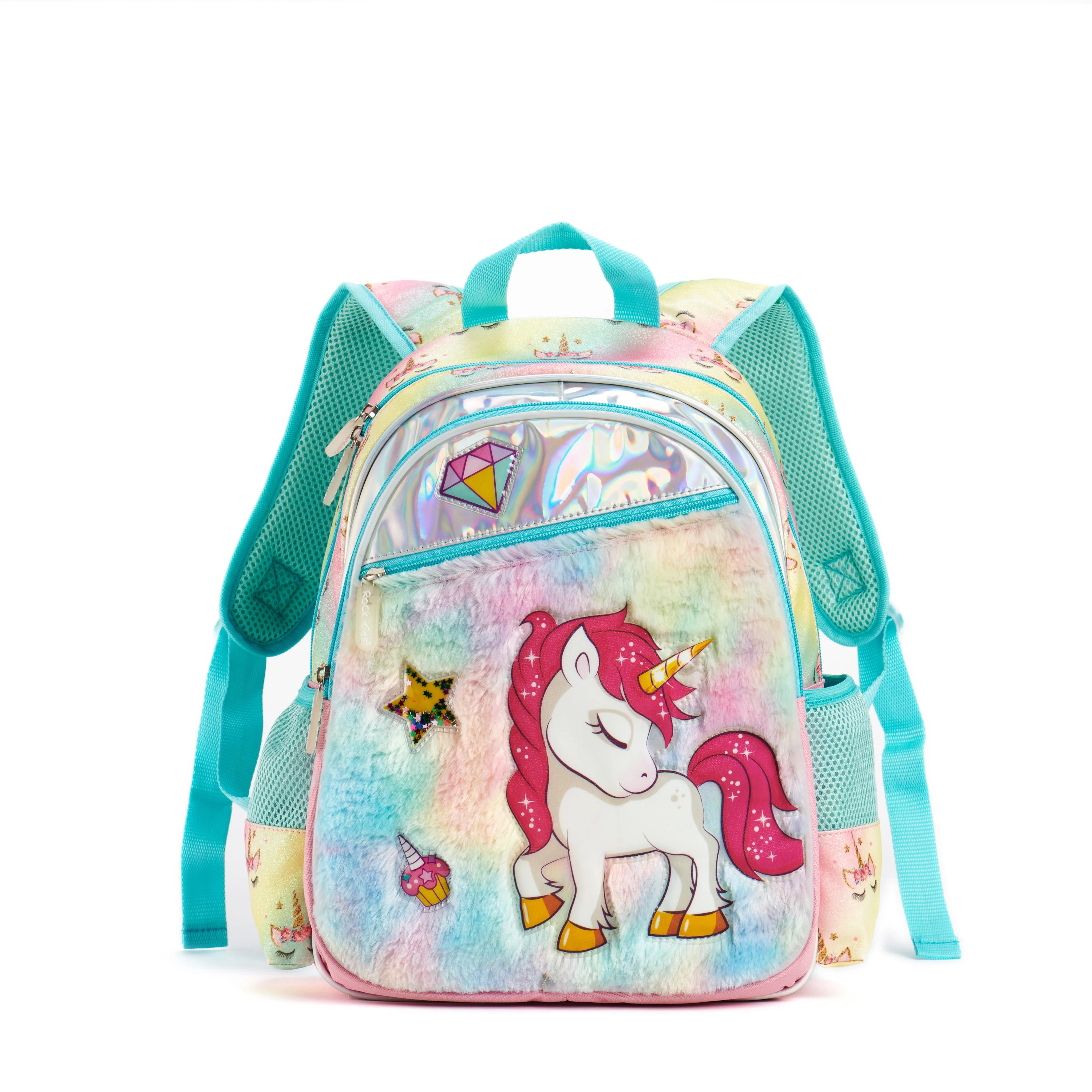 FSY Unicorn Cartoon Student Backpack for Kindergarten Custom Fashion Brand School Backpacks Book Bags Girls Ergonomics Design