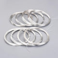 Handmade Solid 925 Sterling Silver Wire 18K Gold Plated for Fine Jewelry Making DIY Accessories Wholesale Meters & Grams