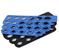 Jewelry Ring Sizer Tool US Size 23Pcs/Set Plastic Ring Measuring Template Convenient Ring Finger Sizer Gauges 2-13 Black/Blue