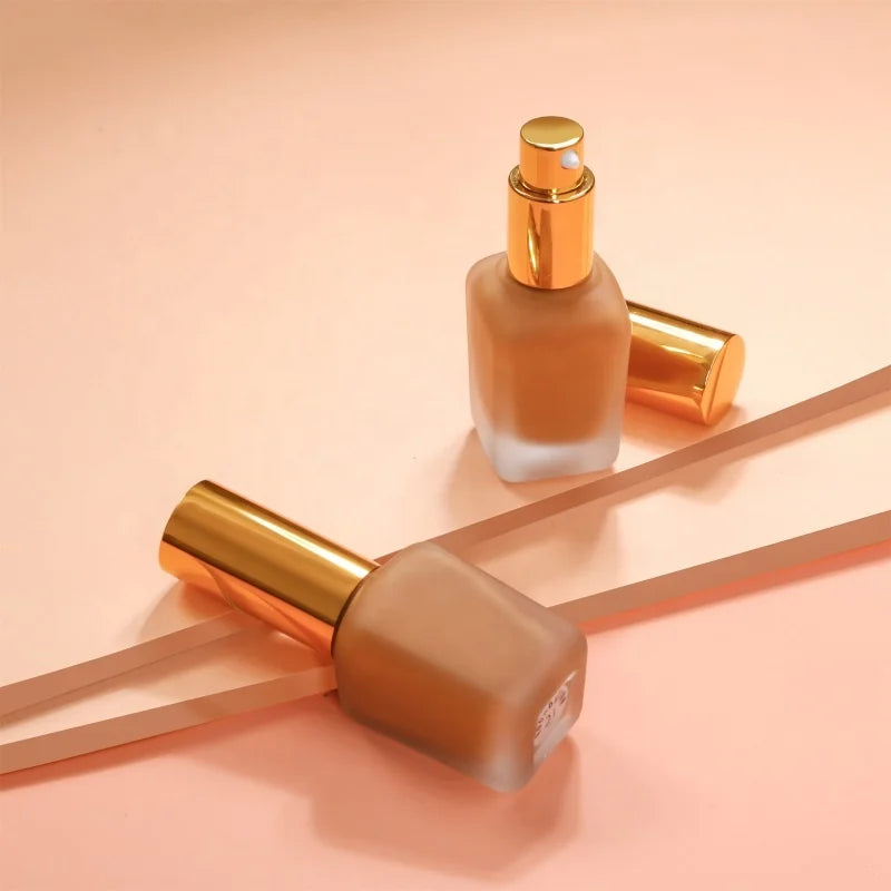 Natural Cosmetic Custom OEM Long Lasting Waterproof High Coverage Concealer Private Label Oil-free Face Makeup Liquid Foundation