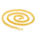 Dubai Gold Plated Imitation Men's Box 6Mm Chunky Necklace Personality Fashion Alluvial Jewelry Wholesale MegaBDM