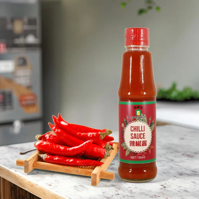 Factory Custom Halal Haccp Condiments Fresh Pepper Spicy Chilli Chili Sriracha Hot Sauce