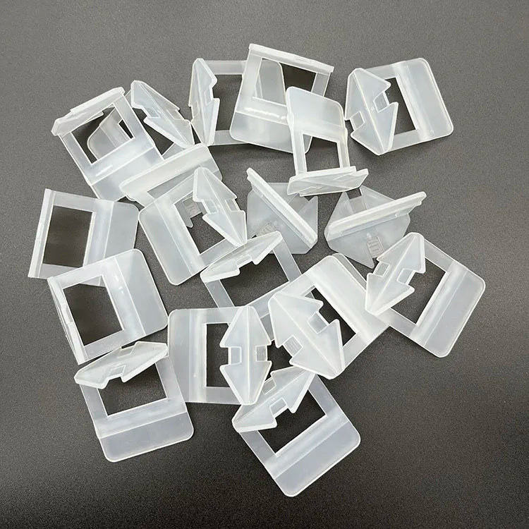 Modern Design Floor & Wall Tile Leveling System with Spacer Clips for Convenient Ceramic Tile and Stone Installation