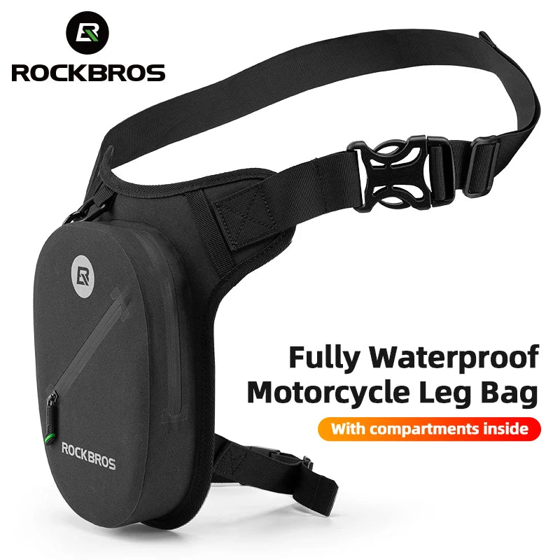 ROCKBROS High Quality Leg Bag Waterproof Motorcycle Thigh Bags Men Tactical Drop Waist Leg Bag