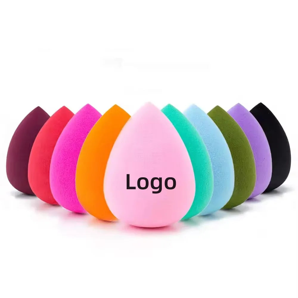 Women's Non-latex Water Drop Shape Beauty Egg Makeup Blender Cosmeten Puff Sponge for Eye Loose Powder Triangle Square