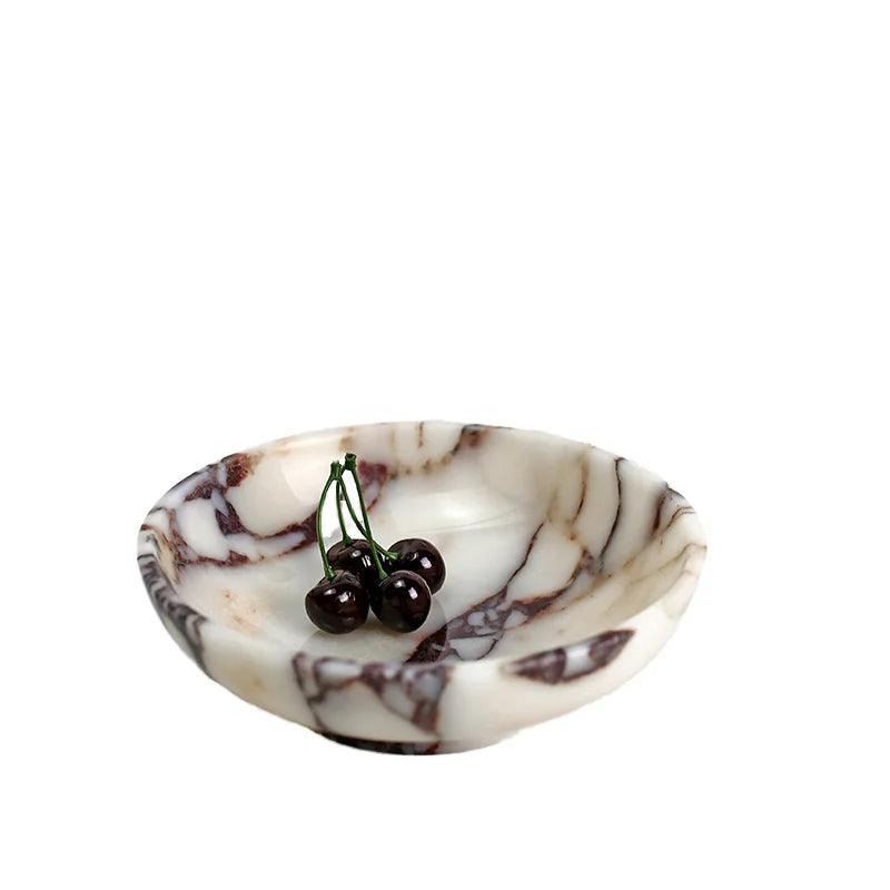 Natural Marble Oval Modern Concave Tray Washing Basin with Drainer and Customized Design