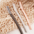 ENMU Beauty Ultra Modern Fashion Hair Removal Ladies Dermaplaning Tool Stainless Steel Blades Rose Gold Metal Handle Razor