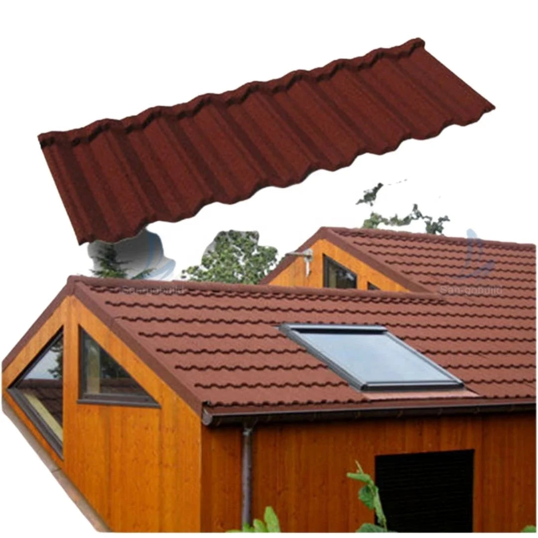 Factory Directly Corrugated Galvalume Steel Sheets Metal Building Materials Stone Coated Metal Roofing Sheet