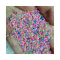 2mm Caviar Nail Art Bead Multi Colors Pearl Seed Glass Beads With Hole for Bracelet Making 3D Nail Decorations
