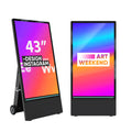 MWE 43-Inch Indoor & Outdoor Battery Powered Digital Signage LCD Advertising Display Player
