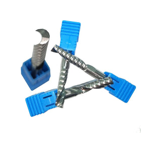 Solid Carbide 1-Flute CNC End Mill Wood Router Bits with AiTIN & Tin Coating OEM & ODM Supported