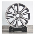 Exhibition Showroom Car Rim Hub Display Holder Rack Rotatable Wheel Base Spinning Rim Display Stand