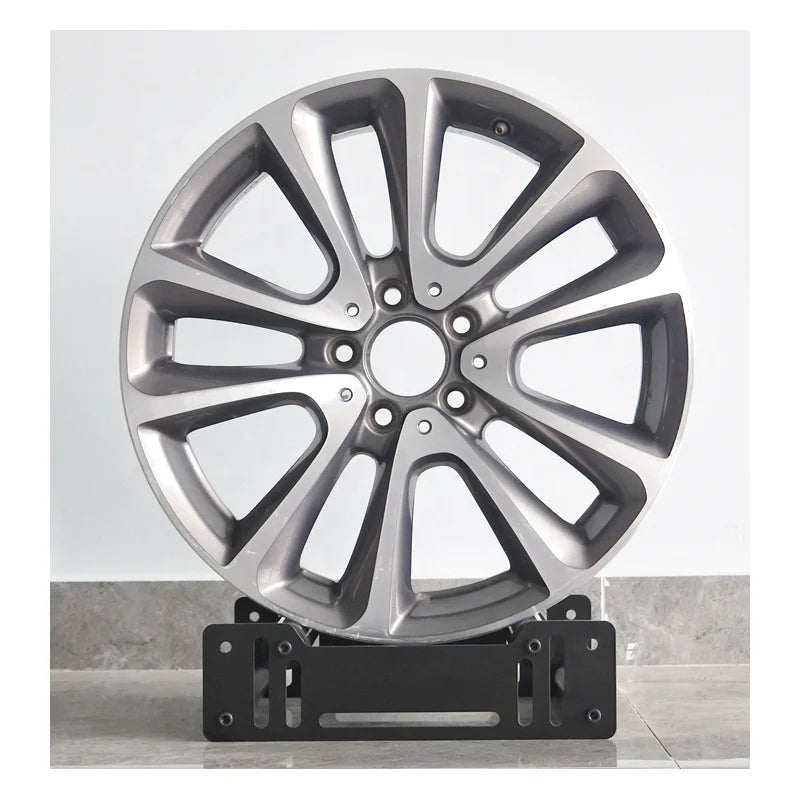 Exhibition Showroom Car Rim Hub Display Holder Rack Rotatable Wheel Base Spinning Rim Display Stand