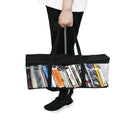 Waterproof Dustproof Transparent PVC Zipper Handheld Storage Bag for Books Moistureproof Living Room Organizer Modern 60x15x22cm