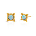 Chris April Fashion Jewelry 316L Stainless Steel Classic Vintage Fashion Jewelry Stud Earrings