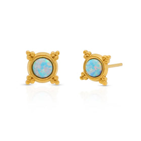 Chris April Fashion Jewelry 316L Stainless Steel Classic Vintage Fashion Jewelry Stud Earrings