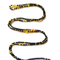 Premade Spiritual Women African Tie on Black Waist Beads with Crystal Brown Belly Chain Weight Loss Cotton String for Ladies
