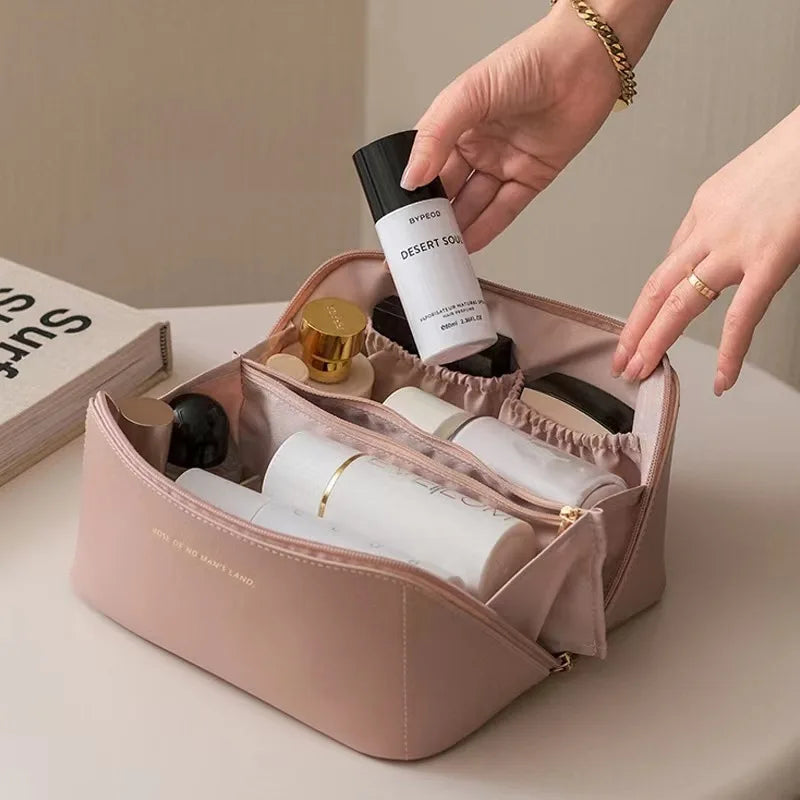 New Travel Portable Large Capacity Pillow Makeup Bag Ins Wind Portable Toiletry Bag Storage Bag