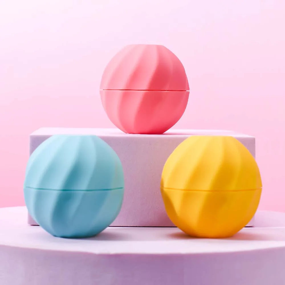 Hot Sale Cute Lip Balm Tube 7g Spherical Lip Balm Jar Lip Balm Box Packaging