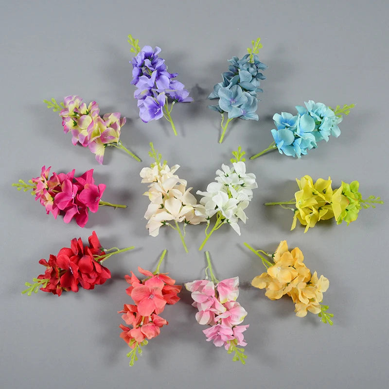 Wholesale Durable Silk Wisteria Flower Head for Cake and Candy Box Decoration Valentine's Day & Easter