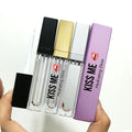 In Stock Luxury Empty 7ml Black Lip Gloss Bottle Pink Lip Gloss Bottle Custom Logo Gold Lip Gloss Tube With Led Light and Mirror