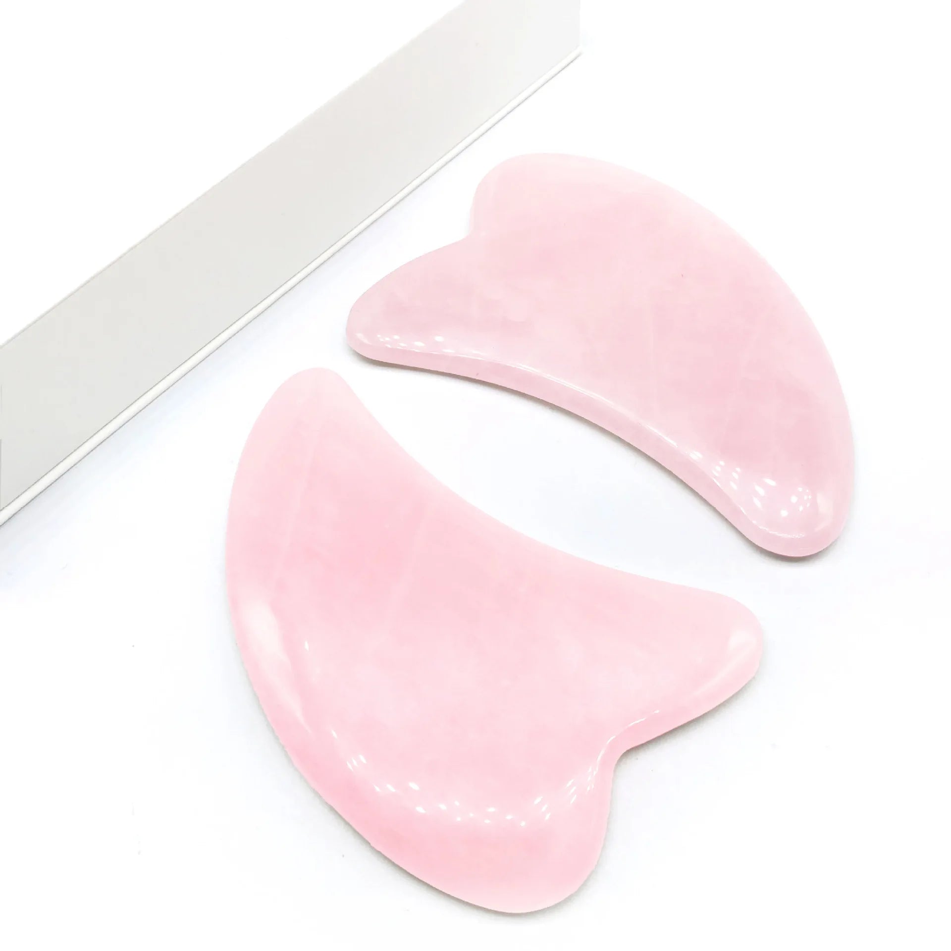 2026 Natural Jade Stone Body Massage Product Devices Rose Quartz Custom Dolphin Gua Sha Board Tools