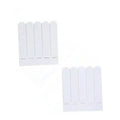 2022 Factory Cheap Price White Color Wood Custom Double Straight Emery Nail Files with Logo