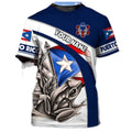 Fitspi Custom Name Puerto Rico 3D All Over Printed T-Shirt S-5Xl Wholesale