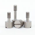 Stainless Steel 304 Slotted Captive Hand Screw GB839 Knurled Thumb Screws with Reduced Shank Anti-loose Locking