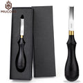 Leather Work Tools Gourd Handle Human Design Leather Edge Beveler Hand Tool