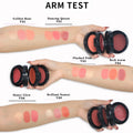 Custom Your Brand Logo Waterproof Blush Shimmer Highlighter Cream Compact Wholesale Vegan 3 in 1 Set Blusher Highlighter Palette