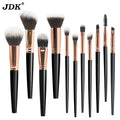 JDK Brush Set Make up Black Luxury Makeup Brush Set Kit Wholesale Vegan Private Label Foundation Cosmetic Makeup Brushes