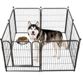 Wholesale Heavy-Duty Detachable Metal Barrier Dog Kennel 6-Panel Foldable Wire Mesh Playpen Steel Construction