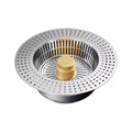 Home Use 304 Stainless Steel Kitchen Sink Dish 3-in-1 Pop-up Drain Core Removable Basket Strainer Accessories