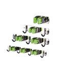 Heavy Duty Multifunctional Wall Mount Self Adhesive ABS+PVC Non-Folding Broom Mop Holder MegaBDM