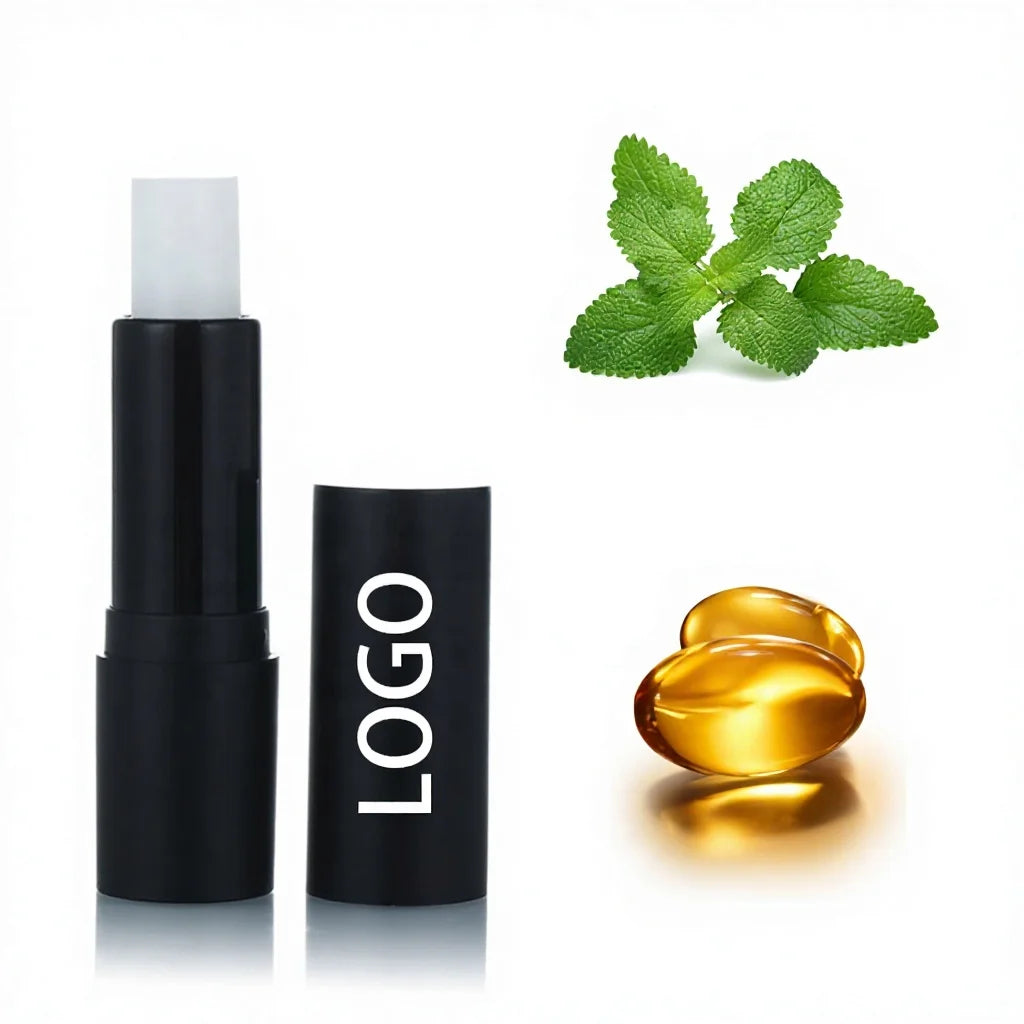 New Arrival Boy Chapstick Peppermint for Moisturizing Non-sticky Men Lip Balm Waterproof Sunscreen Add Your Logo