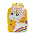 Animal Design Cute Horse Rainbow Cartoon Waterproof Nylon Durable Kids School Bags