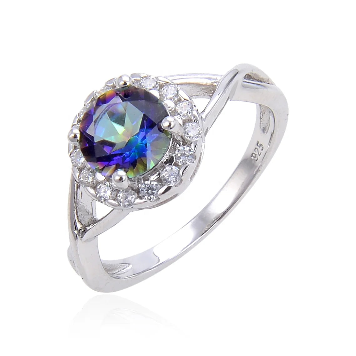 Abiding Jewelry Classic Custom Engagement Ring Wholesale OEM Factory Directly Sale Sterling Silver Wedding Rings Jewelry Women