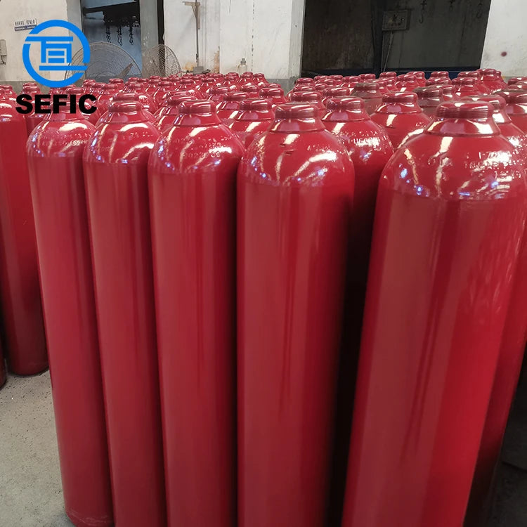Industrial Welding Acetylene Cylinder EN ISO9809-1 EN ISO9809-3 EN ISO3807 Standard 40L Empty Acetylene Gas Cylinder Price