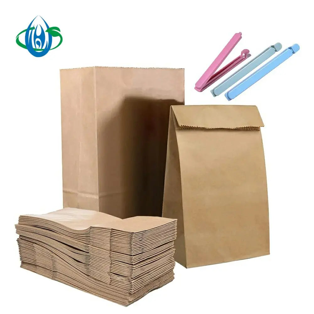 Bread Kraft Bag Biodegradable Bread Food Custom Size Paper Bags Customize Logo Printing Offset Printing OEM & ODM Service Accept