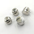 Wholesale Zinc Alloy Round Spring Stopper Drawstring Cord Lock End AdjustableToggle Stopper for Clothing