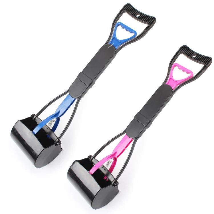Outdoor Portable Foldable Long Handle Pet Dog Pooper Scooper Poop Scooper for Dogs