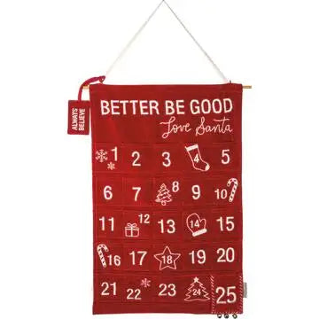 Personalize Custom Christmas Home Decoration Empty Advent Calendar Fabric Christmas Calendar Advent Countdown