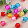 Wholesale 10-22MM 500g/bag Pumpkin Plastic Lucite Beads Handmade Vase Acrylic Beads for Jewelry Making