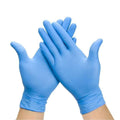 Kitchen Black Blue Rubber Nitrile Synthetic Cleaning Working Nitrile Gloves